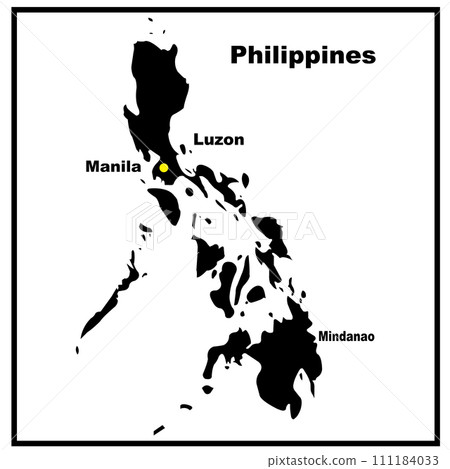 Philippines map icon Philippines map icon 111184033