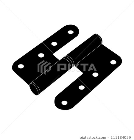 Door hinge icon 111184039