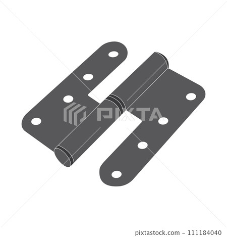 Door hinge icon 111184040