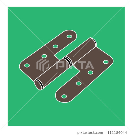 Door hinge icon 111184044