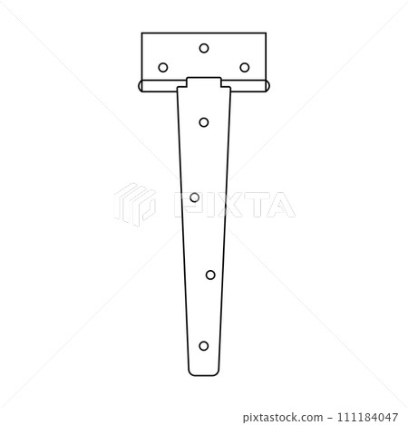 Door hinge icon 111184047