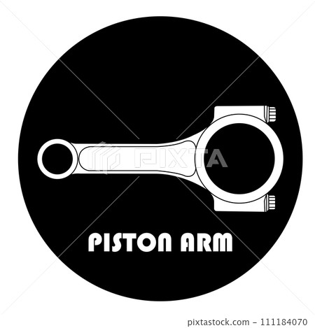 Piston arm icon 111184070