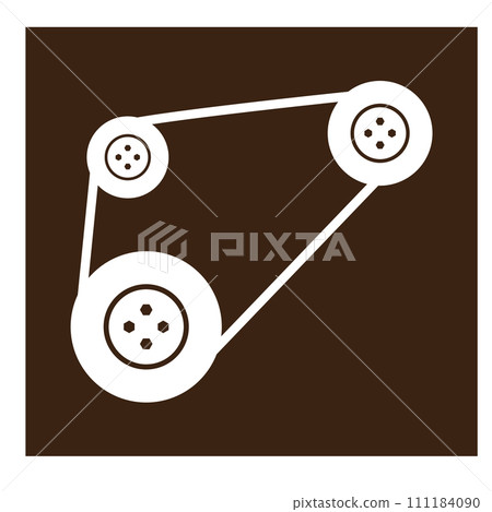 Engine belt icon Engine belt icon 111184090