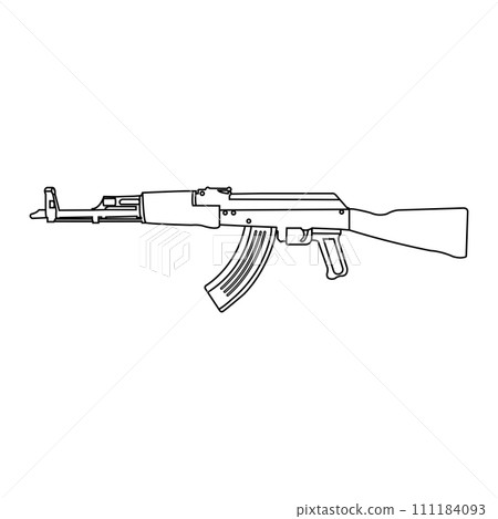 Assault rifle icon Assault rifle icon 111184093