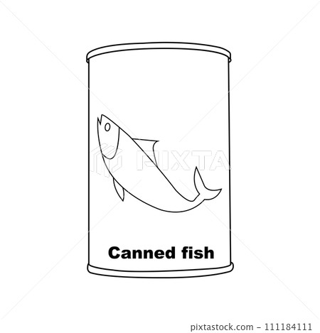 Sardines, canned fish icon 111184111