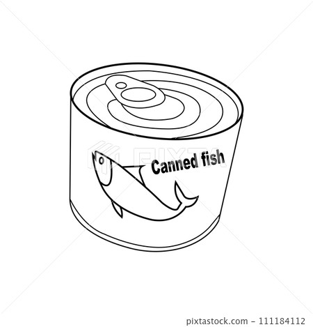Sardines, canned fish icon 111184112