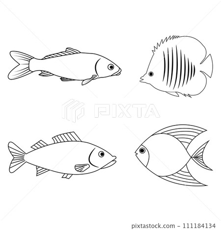 Fish logo 111184134