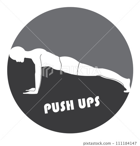Push up icon 111184147