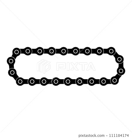 Motorbike chain icon Motorbike chain icon 111184174