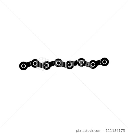 Motorbike chain icon 111184175