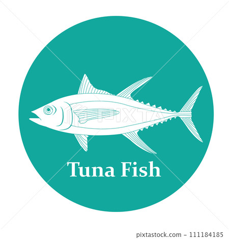 Tuna fish icon 111184185