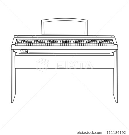 Piano icon 111184192