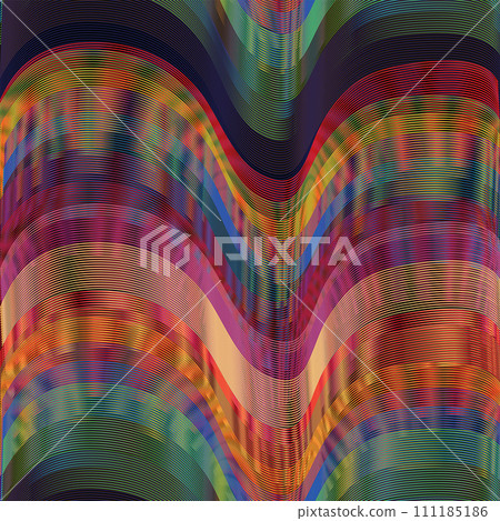 Psychedelic colorful curved lines Psychedelic colorful curved lines 111185186