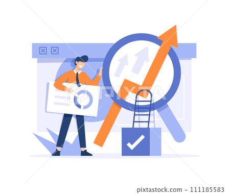 Financial,People analyzing financial graphs, latest stock market news and other data. Stock trading concept Financial,People analyzing financial graphs, latest stock market news and other data. Stock trading concept 111185583