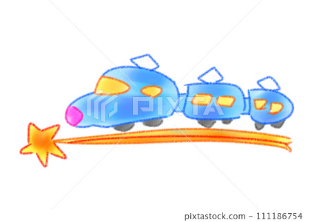 Shinkansen running on shooting star rails Shinkansen running on shooting star rails 111186754