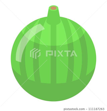 Whole green figs icon. Isometric of whole green figs vector icon for web design isolated on white background Whole green figs icon. Isometric of whole green figs vector icon for web design isolated on white background 111187263