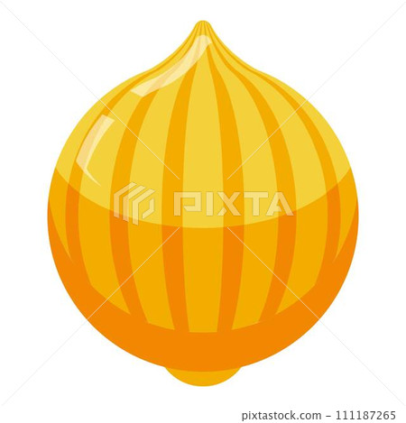 Whole yellow figs icon. Isometric of whole yellow figs vector icon for web design isolated on white background Whole yellow figs icon. Isometric of whole yellow figs vector icon for web design isolated on white background 111187265
