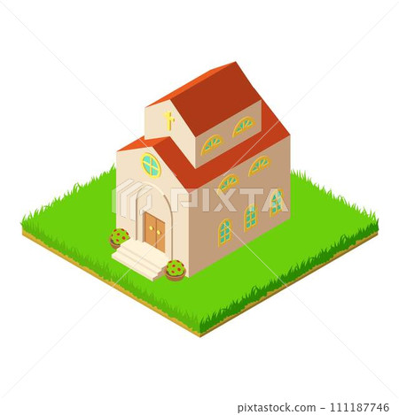 Sacred place icon. Isometric illustration of sacred place vector icon for web 111187746