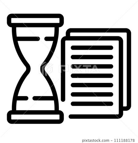 Time opportunity icon. Outline time opportunity vector icon for web design isolated on white background 111188178