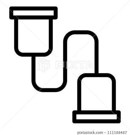 Communication icon. Outline communication vector icon for web design isolated on white background Communication icon. Outline communication vector icon for web design isolated on white background 111188487