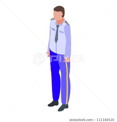 Military uniform defence icon. Isometric of military uniform defence vector icon for web design isolated on white background 111188520