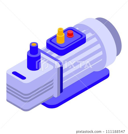 Pump icon. Isometric of pump vector icon for web design isolated on white background Pump icon. Isometric of pump vector icon for web design isolated on white background 111188547