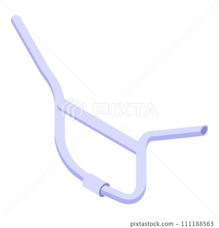 Bicycle repair part icon. Isometric of bicycle repair part vector icon for web design isolated on white background Bicycle repair part icon. Isometric of bicycle repair part vector icon for web design isolated on white background 111188563