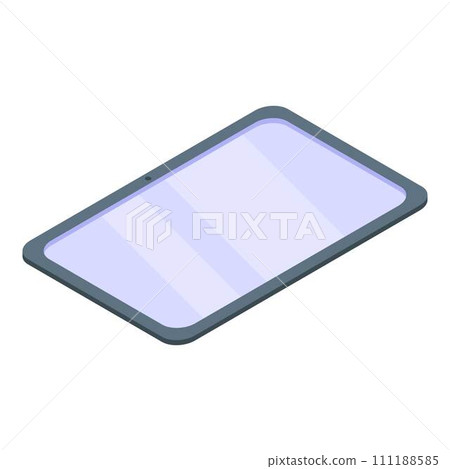 Tablet repair parts icon. Isometric of tablet repair parts vector icon for web design isolated on white background Tablet repair parts icon. Isometric of tablet repair parts vector icon for web design isolated on white background 111188585