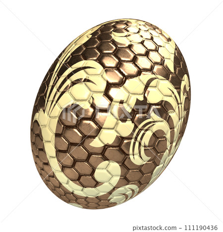 The Easter egg vintage style for holiday concept 3d rendering. 111190436