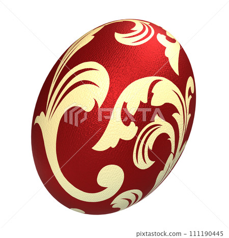 The Easter egg vintage style for holiday concept 3d rendering. 111190445