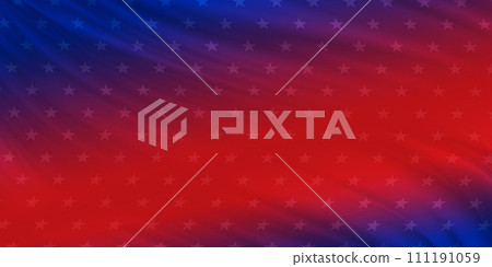 Abstract USA banner background design with copy space 111191059