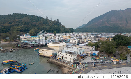 Tai O Traditional Chinese fishing village, hk Dec 30 2023 111192628