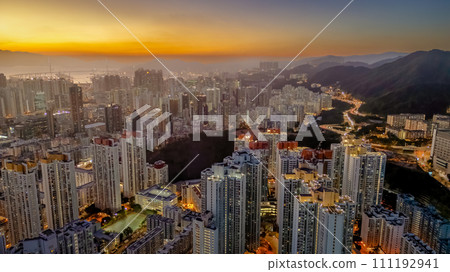 the Sham Shui Po district, hong kong Jan 20 2024 the Sham Shui Po district, hong kong Jan 20 2024 111192941