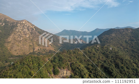 the landscape of Lantau Island, Hong Kong Dec 30 2023 111192951