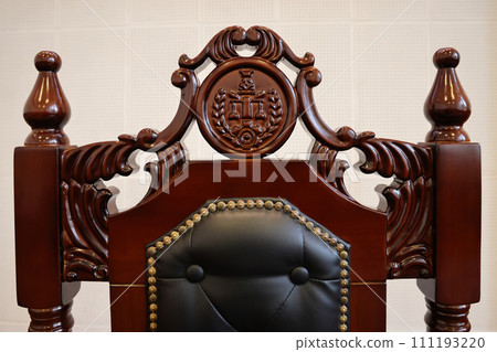 Judge view inside of a court in Former Fanling Magistracy, Jan 20 2024 Judge view inside of a court in Former Fanling Magistracy, Jan 20 2024 111193220