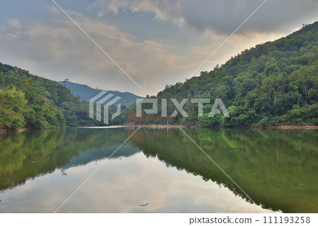 Lau Shui Heung Reservoir pond shoreline Jan 20 2024 Lau Shui Heung Reservoir pond shoreline Jan 20 2024 111193258
