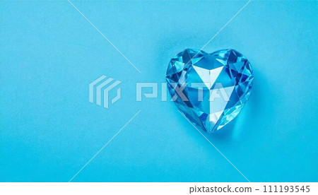 心形寶石框架複製空間背景圖AI生成的圖像 111193545