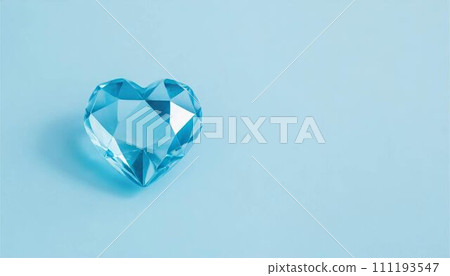 心形寶石框架複製空間背景圖AI生成的圖像 111193547