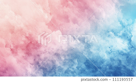 夢幻般的粉紅色和淺藍色紋理背景AI圖像 111193557