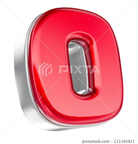 letter red 3d render 111193921
