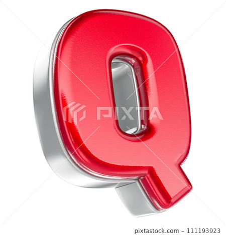 letter red 3d render 111193923