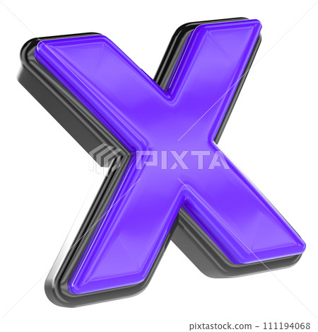 3d render for font and number 3d render for font and number 111194068