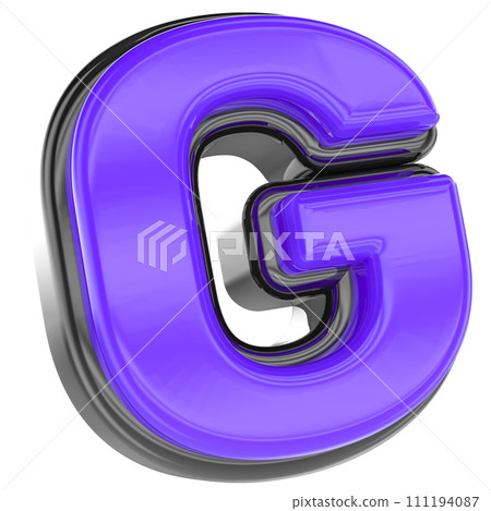 3d render for font and number 3d render for font and number 111194087