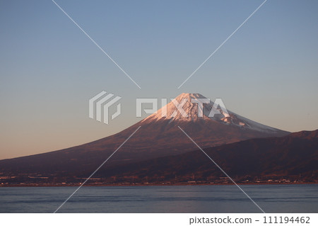 日落和富士山 日落和富士山 111194462