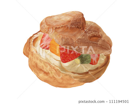 fruit cream puff fruit cream puff 111194501