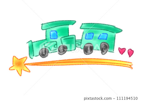 A train running on shooting star rails 111194510