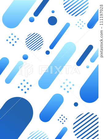 Blue geometric pattern background illustration Blue geometric pattern background illustration 111197028