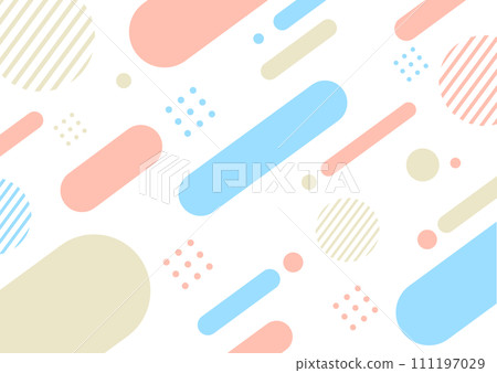 Pink light blue geometric pattern background illustration Pink light blue geometric pattern background illustration 111197029
