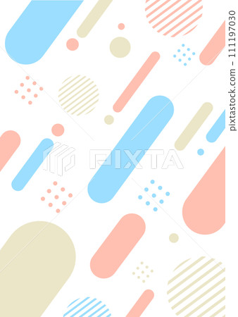 Pink light blue geometric pattern background illustration Pink light blue geometric pattern background illustration 111197030