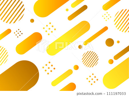 yellow and orange geometric pattern background material yellow and orange geometric pattern background material 111197033